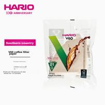 HARIO Original Imported V60 Pour-Over Coffee Filter Paper, Drip Bag, Coffee Maker Filter Paper, 100 Pieces, Size 01