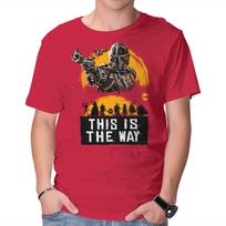 Unisex Crew Neck T-Shirt The Only Way Graphic Short Sleeve Casual Tee XXXXL