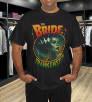 Men's and Women's T-shirts Bride Of Frankenstein Halloween T-Shirt S