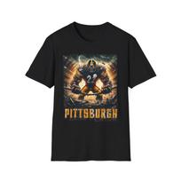 Men's and Women's T-shirts Pittsburgh Steelers Horror Mash Up T-Shirt - Spooky NFL Fan Apparel XS