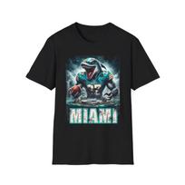Men's and Women's T-shirts Miami Dolphins Horror Mash Up T-Shirt - Spooky NFL Fan Apparel XS