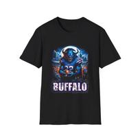 Men's and Women's T-shirts Buffalo Bills Horror Mash Up T-Shirt - Spooky NFL Fan Apparel XXXXL