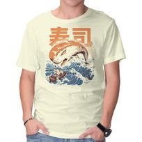Unisex Crew Neck T-Shirt Moby Sushi Graphic Short Sleeve Casual Tee XXXL