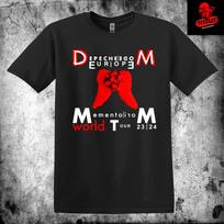 Men's and Women's T-shirts Depeche Mode 'Memento Mori Europe Tour 2023/2024 Unisex XXXL