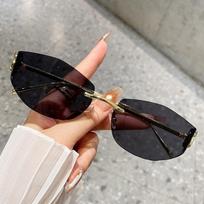 Hiphop Inspired Hexagon Sunglasses With Metal Frame Uv400 Sunshade For Casual Outings StyleA