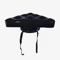 Triangle Cap Inflatable Pong Hat Premium PVC Beer Cup Holder Toss Game Hat  Birthday Party juoda