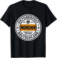 Men's and Women's T-shirts NEW Oktoberfest Deutschland German Funny Beer Lover Festival Gift T-Shirt S-3XL XXL