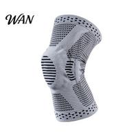 Compression Knee Sleeve Knitted with Side Stabilizer Patella Pad Women Men Meniscus Running Brace Tear Injury Recovery Joint Pain Sports Support M pilka