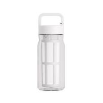 Transparent Cold Brew Cup 600/800 ML Cold-Brew Fruit Tea Pot Multi-functional Coffee Bottle  Office 600 ML balta