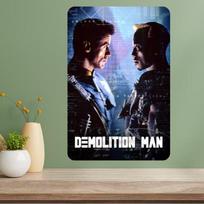 Demolition Man Klasikinio Filmo Metalo Plakatas 20x30cm（7.8x11.8inch）