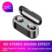 F9 – Bluetooth 5.0 TWS Wireless In-Ear Earbuds, HIFI Headset for Sports, Running, Support [A72E1F7]