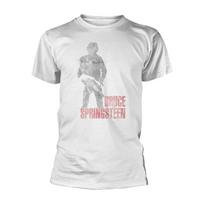 Men's Bruce Springsteen Hologram T-shirt X-Large White L