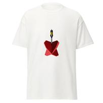 Dart In Action Mens Classic T Shirt 3D Design Funny Novelty Cotton Tee XL