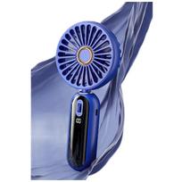 JINGRUIXIANG Handheld Portable USB Fan Mini Quiet Desktop Fan Office Dorm Outdoor Travel High Airflow Rechargeable tamsiai mėlyna spalva