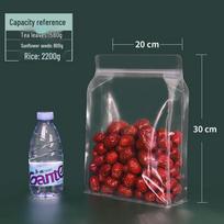 Eight-Side Sealed Stand-Up Food Storage Bags with Handle