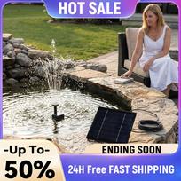 Solar Powered Water Fountain Pump with Multiple Nozzles Solar Water Fountain for Bird Bath Small Pond Garden and Lawn China Mainland