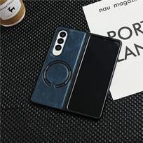 case for Samsung Z Fold 7 Anti-drop tough shell Wireless Charging Anti-Fingerprint Anti-Scratch Non-Slip full coverage plain Galaxy Z Fold7 mėlyna