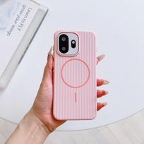 For OnePlus 15T Case Hard PC Slim Magnetic Wireless Charging Protective Back Cover Case for OnePlus 15 13 12 One Plus 15T Shell OnePlus 15 rožinė