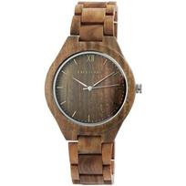 Montre - EXCELLANC - EX0452 - Bois de santal marron - Cadran marron - Bracelet 22 mm déployant ruda
