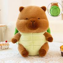 23/30cm Kawaii Capybara Doll Anime Plush Toys Transform Bee Tortoise Soft Stuffed Cartoon Cosplay Animal Girls Collection Gift 23cm jūrų vėžlys