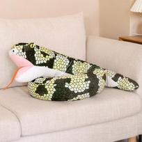 165cm Boa Snake Plush Hand Puppet Stuffed Green White Scary Giant Wild Animal Plushie Interactive Prop Tell Story Decor Gift 165cm hand puppet