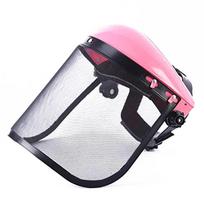 1PCS Stainless Steel Garden Grass Trimmer Safety Helmet Hat With Full Face Mesh Splash Proof Face Screen Safety Protective Mask