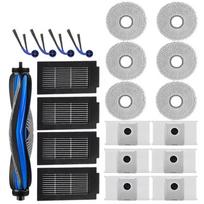 LITE-For Ecovacs Deeboot T30C/T30C OMNI/T30C OMNI GEN 2/T30C GEN 2& Debot N50 OMNI Replacement Parts Brush Filter Mop Cloth