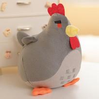 20cm Stardew Valley Game Stuffed Toy Kawaii Stardew Valley Chicken Plush Toy 20cm pilka spalva