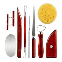Clay Tool 9-Piece Air Dry Carving Kit Clay Modeling Tools For Beginners Professionals Crafts Sculpture Home Decor Projects DIY