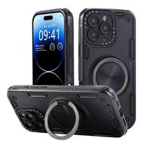 For Magsafe Magnetic Stand Ring Holder Cover For iPhone 16 Plus 15 14 13 Pro Max 12 11 Phone Case with 360° Spin  Shockproof iPhone 16 Pro juoda