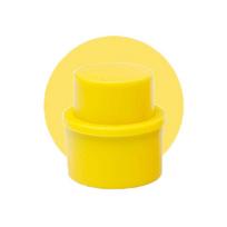 Push Type Vacuum Bottle Pump Caps Sealer Fizzy Drink Cola Saver Lid Bottle Top Stopper Pressure Cap oranžinė