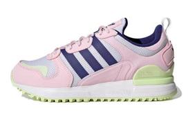 Adidas Originals ZX 700 Slip Resistant Abrasion Resistant Low top Kids' Running Shoes Pink Blue Teenagers GY3310 39⅓