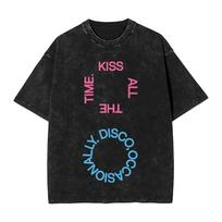 Harrys Styles Kiss All The Time Disco Occasionally T Shirts Washed 100 Cotton Oversize TShirt Aperture Men Women Printed Tees 2XL