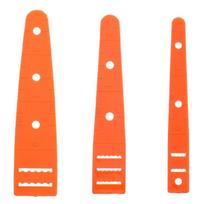 Multiple Size Cord Guide Tool With High Visibilities Color for Efficient String Replacement oranžinė