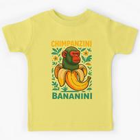 Chimpanzini Bananini Italian Brainrot Memes Kids T-Shirt 150