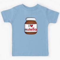 I <3 Nutella Kids T-Shirt 160 brown