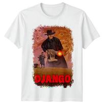 Django (1966 metai) Filmo plakato įkvėpti unisex marškinėliai Retro marškinėliai L