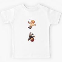 Graham Coxon And Damon Albarn Chibi Kids T-Shirt 120