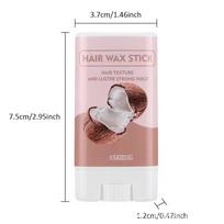 Unisex Anti-Frizz Coconut Hair Wax Stick for Flyaways and Styling Regular