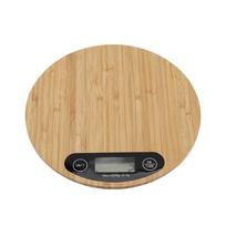 Wood ABS Digital Kitchen Scale Brown Kitchen Scale Durable Electric Kitchen Scale  Home Kitchen