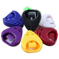 10PCS Random Color Guitar Pick Holder Adhesive Guitar Pick Box  Bass Acoustic Guitar 10pcs random