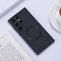 „Xiaomi 14T Poco X6 Pro M6 Redmi Note 13 Pro Samsung S25 S24 Ultra Cover TPU Hybrid“, skirtas „Magsafe“ nailoninio audinio smūgiams atsparus telefono dėklas Redmi Note 13 Pro 4G juoda
