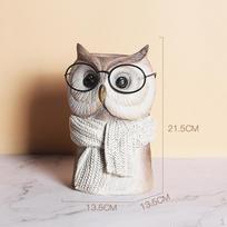 Gyvūno statulėlė Figūrėlės Papuošalai Gėlių vazonas Owl