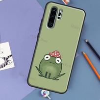 mushroom frog Cartoon Phone Case For Huawei P20 Lite P30 P40 Pro Mate 10 20 Lite P Smart 2019 2021 Back Cover Huawei P10