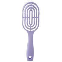 Practical Detangling Hair Brush Hollow out Combs Smooth and Manageable Hair Comb for All Hair Types Everyday Use violetinė