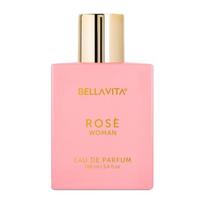 Bella Vita Luxury Rose Woman Eau De Parfum Perfume for Women with Black Currant, Vanilla, Jasmine| Long Lasting Fragrance Scent 100 ML