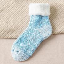 Fleece Super Minkštos žiemos šiltos kojinės moterims Solid Winter Warm Thicken Coral Pliušinės kojinės Thermal Snow Home Sleep Grindų kojinės EUR 34-39