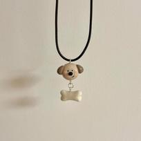 Drip oil pumping painted raccoon fox animal necklace autumn and winter high-end sweater chain fashion simple temperament item