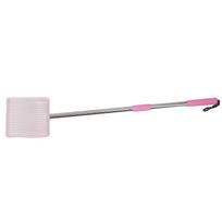 Metal Long Handle Cat Litter Scoop 3 Section Detachable Pet Poop Shovel Multifunctional Chicken Litter Scoop rožinė