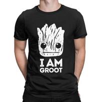 Am Groot T-Shirts Men Fashion Pure Cotton Tee Shirt Crewneck Short Sleeve T Shirt New Arrival Tops XXXL juoda